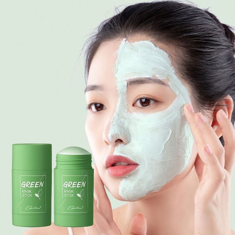 Wholesale Promotional Send Gifts Deep Clean Pore Oil Control Smearing Mask Green Tea Purifying Clay Stick Masks