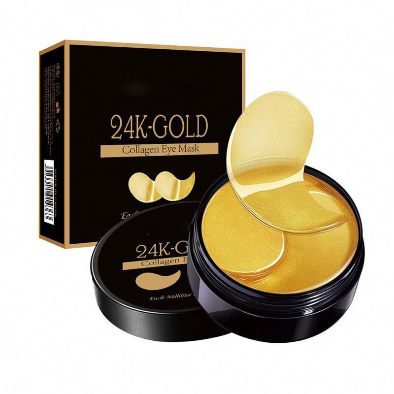 Gold Under Eye Mask For Dark Circles And Puffiness Collagen Crystal Anti-aging Hyaluronic Acid 24k Patches