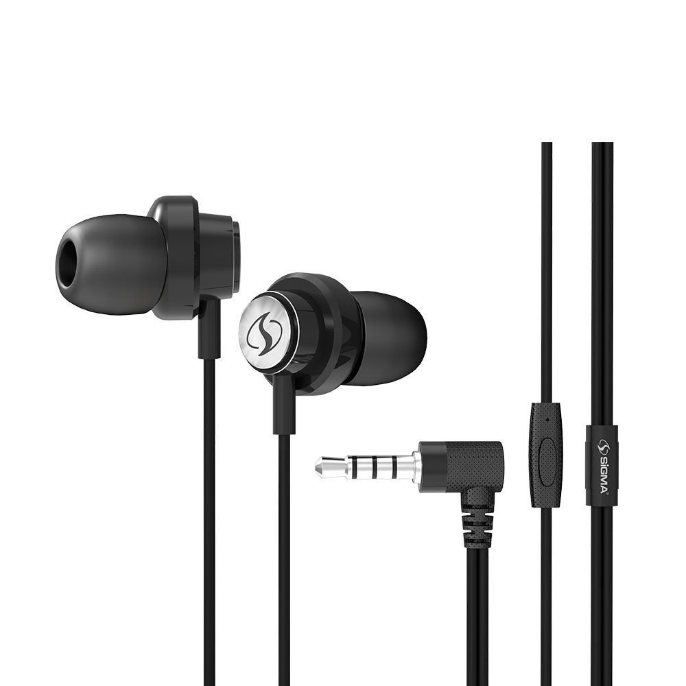 Metal Casing Stereo Sound In-ear Earphones with Mic – S17