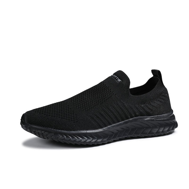 Walk Running Minimal Shoes Jogger Jogging Sneakers Men's Women's Sport Low-top Slip on Loafers Stretch Fabric Mesh Breathable