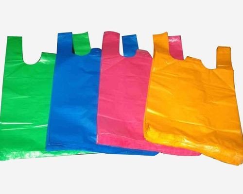 Pack of 100 - white color Plastic Shoppers for Shopping size 8x11 weight capacity 0.25 Kilo gram
